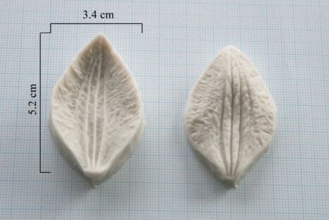 Clematis petal silicone mold <br> พิมพ์ซิลิโคน ดอกดอกเคล็มแม็ททิส <br> SKU: 2017