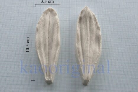 Tulip leaf S silicone mold<br> พิมพ์ซิลิโคน ใบทิวลิป S <br> SKU: 2024